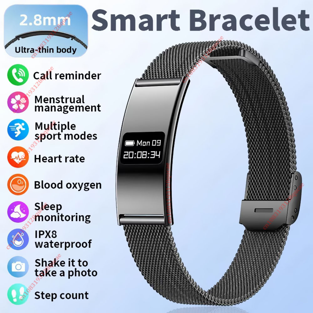 Smartwatch X12 - Nouveau Bracelet Connecté 2026 Ultra-fin avec
