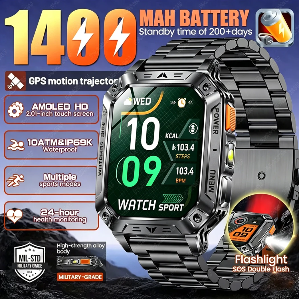 Smartwatch Custom - Nouvelle montre connectée pour homme 2026