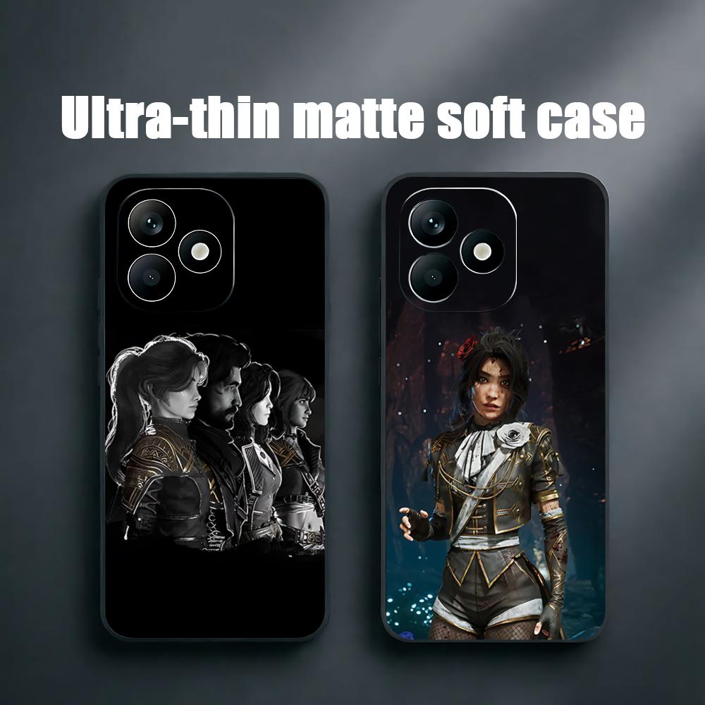 Xiaomi Redmi Note 13 - Coque de téléphone souple noire Clair
