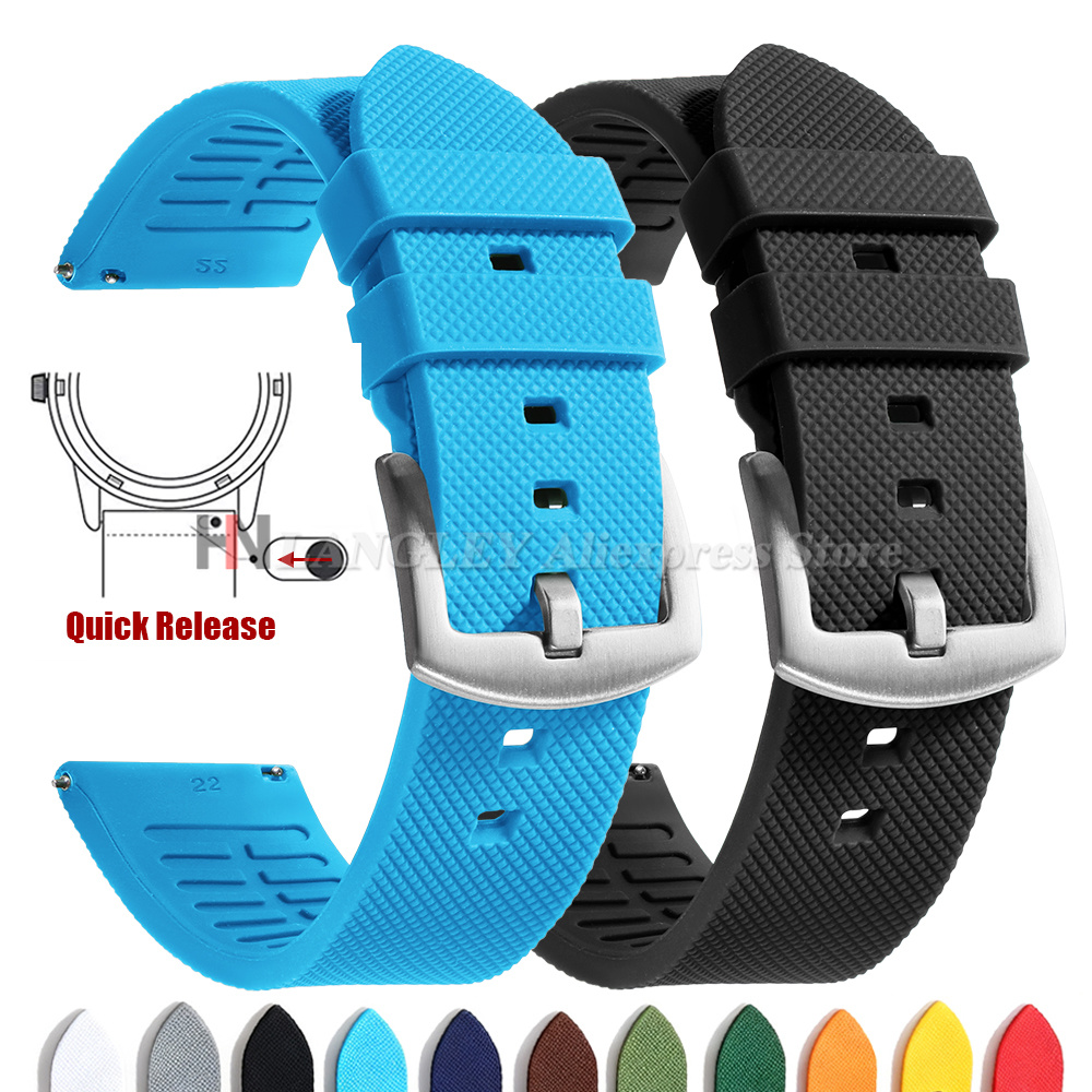 Fossil Smartwatch Accessories - Bracelet de montre classique en caoutchouc