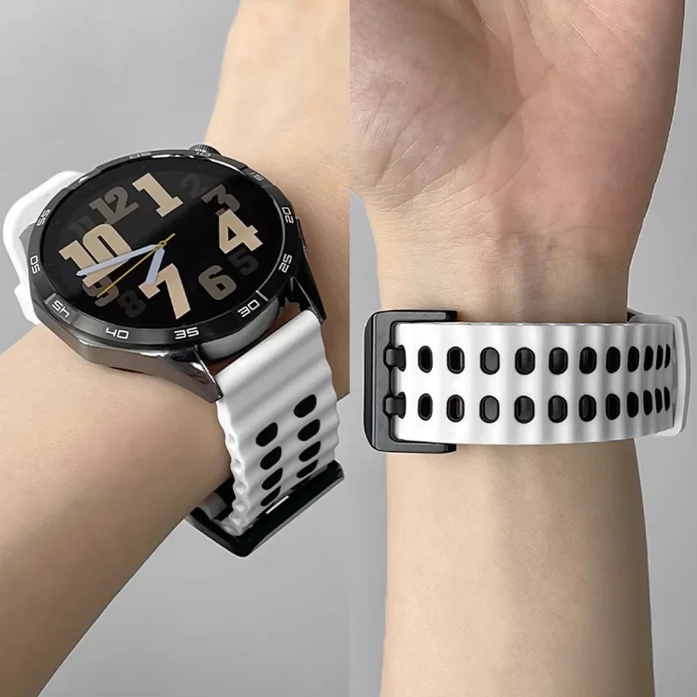 Bracelet en silicone bicolore  - Motorola Smartwatch Accessories avis et prix