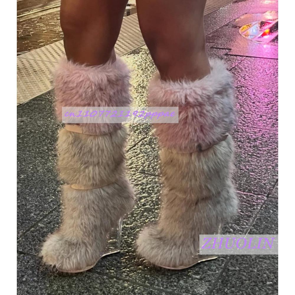 Bottes compensées transparente - Leather Classic Strap avis et prix