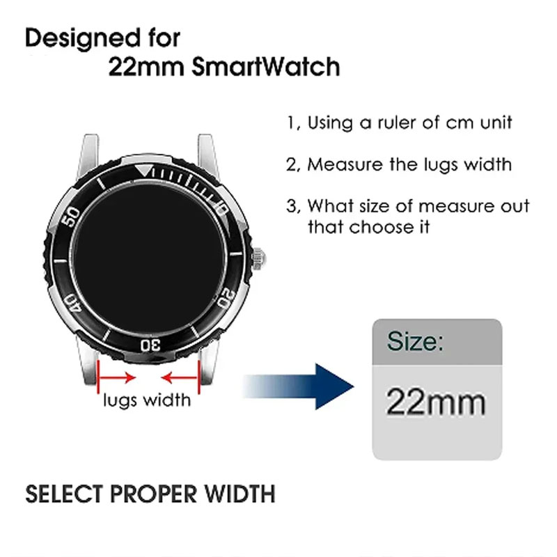 Bracelet réglable de 22mm pour - Smartwatch X2 avis et prix