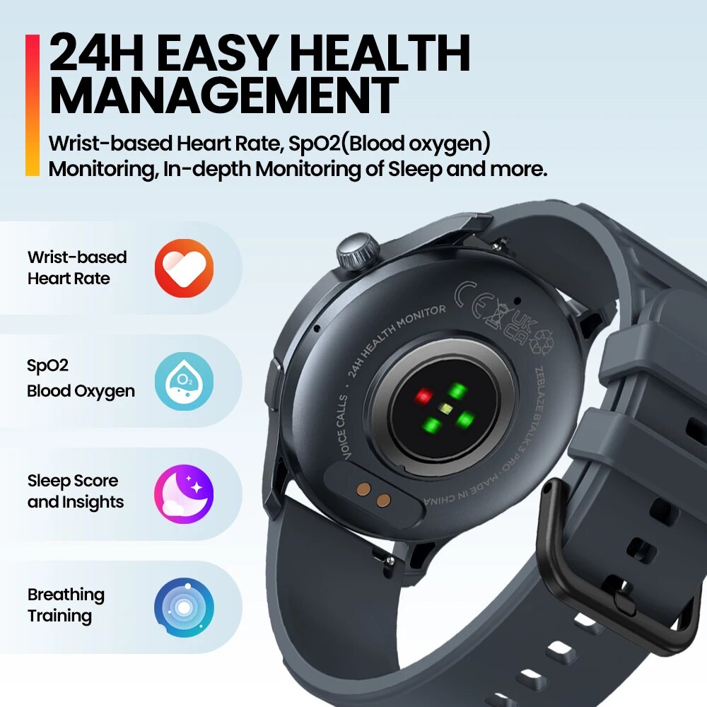 Nouveau Zeblaze Btalk 3 PRO 1. - Smartwatch X2 avis et prix