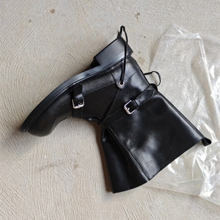 Bottes mi-mollet à boucle rétr - Leather Classic Strap avis et prix