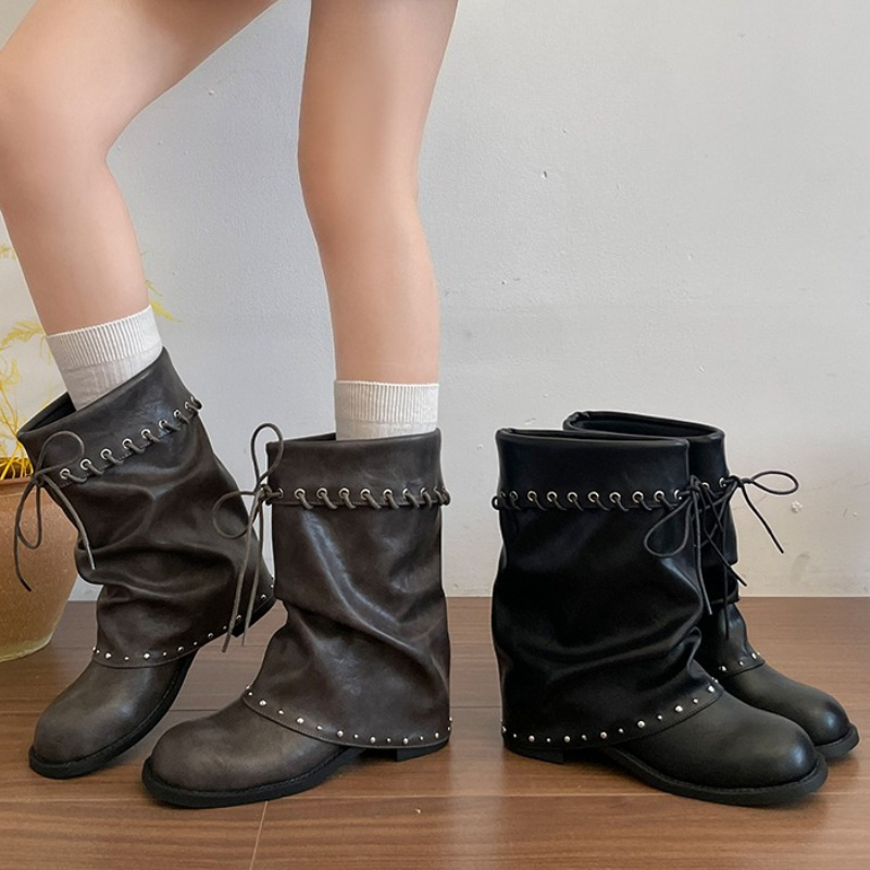 Bottes mi-mollet souples pour  - Leather Classic Strap avis et prix