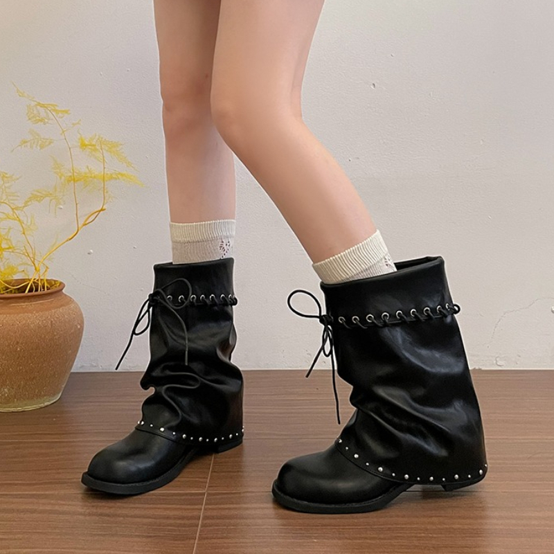 Bottes mi-mollet souples pour  - Leather Classic Strap avis et prix