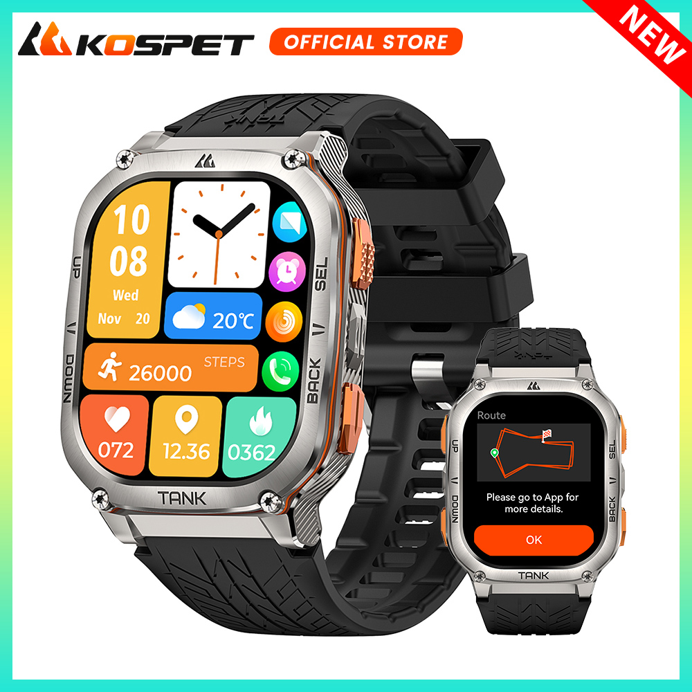 KOSPET TANK M3 Ultra GPS montr - Smartwatch X2 avis et prix
